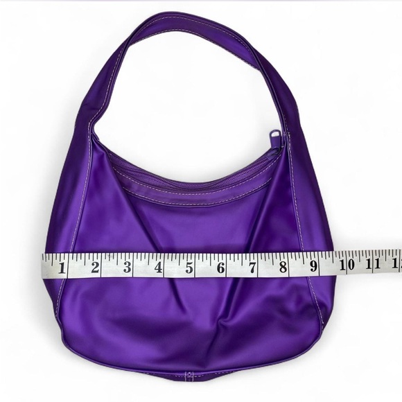 Y2K Purple Plastic Handbag with Opaque Clear Back - Picture 8 of 8